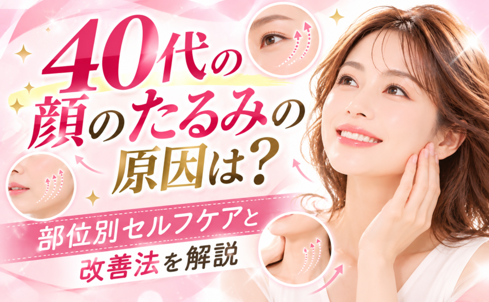 40代顔のたるみ
